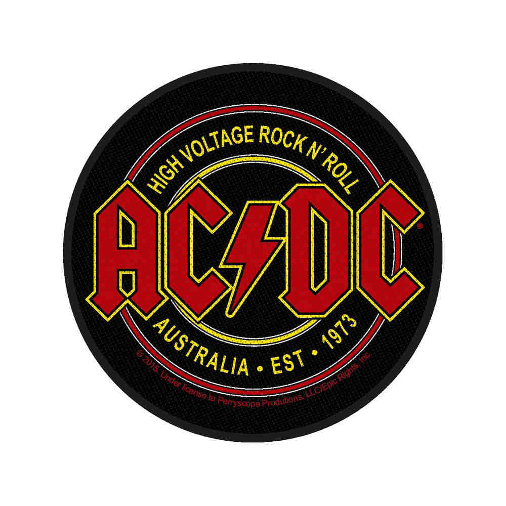 AC/DC - High Voltage Rock N Roll Patch - Mehrfarben